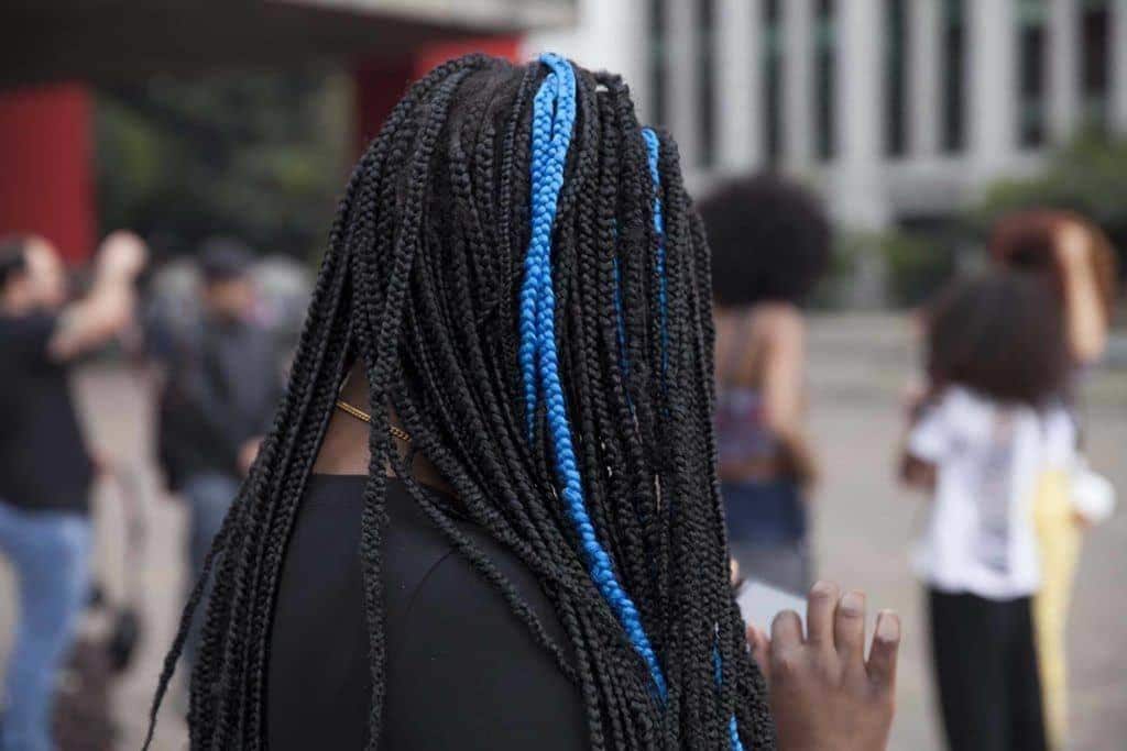 Blue Skunk Stripe Hair: 10 Ideas for Your Next Hair Color - wide 4